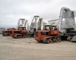 peat moss deposit equipment